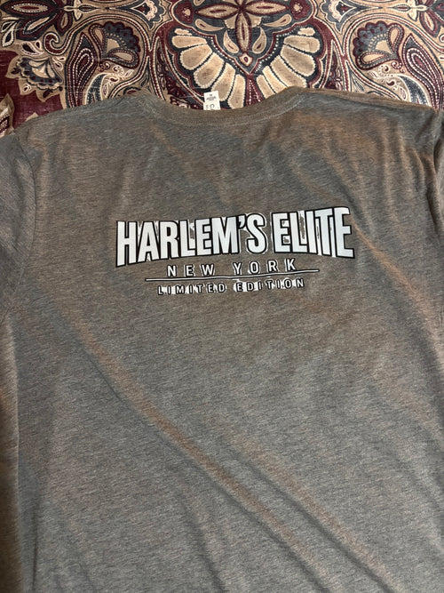 HarlemsElite New York Heather Grey Signature Tee